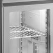 Picture of INOMAK 274L Double Hinged Glass Door Gastronorm Counter Refrigerator PN99CR-HC