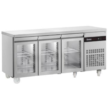 Picture of INOMAK 429L Triple Glass Door Counter Refrigerator PN999CR-HC