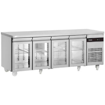 Picture of INOMAK 583L Four Glass Door Counter Refrigerator PN9999CR-HC