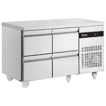 Picture of INOMAK 274L Four Drawer Gastronorm Counter Refrigerator PN22-HC