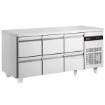 Picture of INOMAK 429L Six Drawer Gastronorm Counter Refrigerator PN222-HC