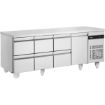 Picture of INOMAK 583L Six Drawer Single Door Gastronorm Counter Refrigerator PN2229-HC