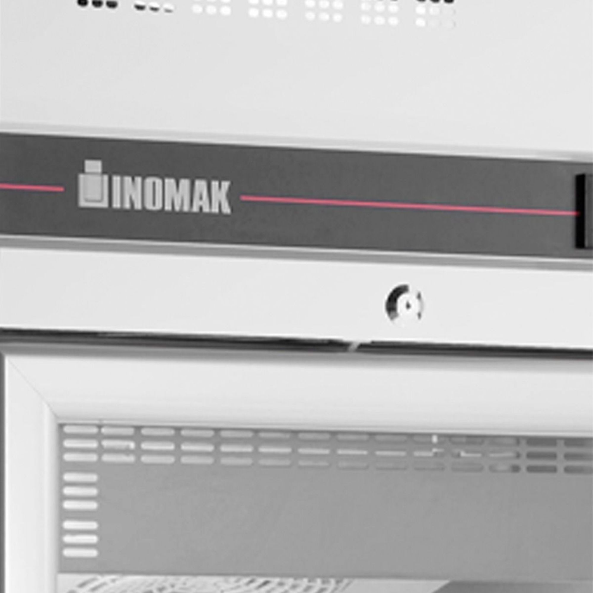 Picture of INOMAK Upright Single Hinged Glass Door Heavy Duty Freezer CBP172CR