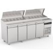 Picture of INOMAK Four Hinged Door Gastronorm Prep Counter With Raised Collar ZPZP9999