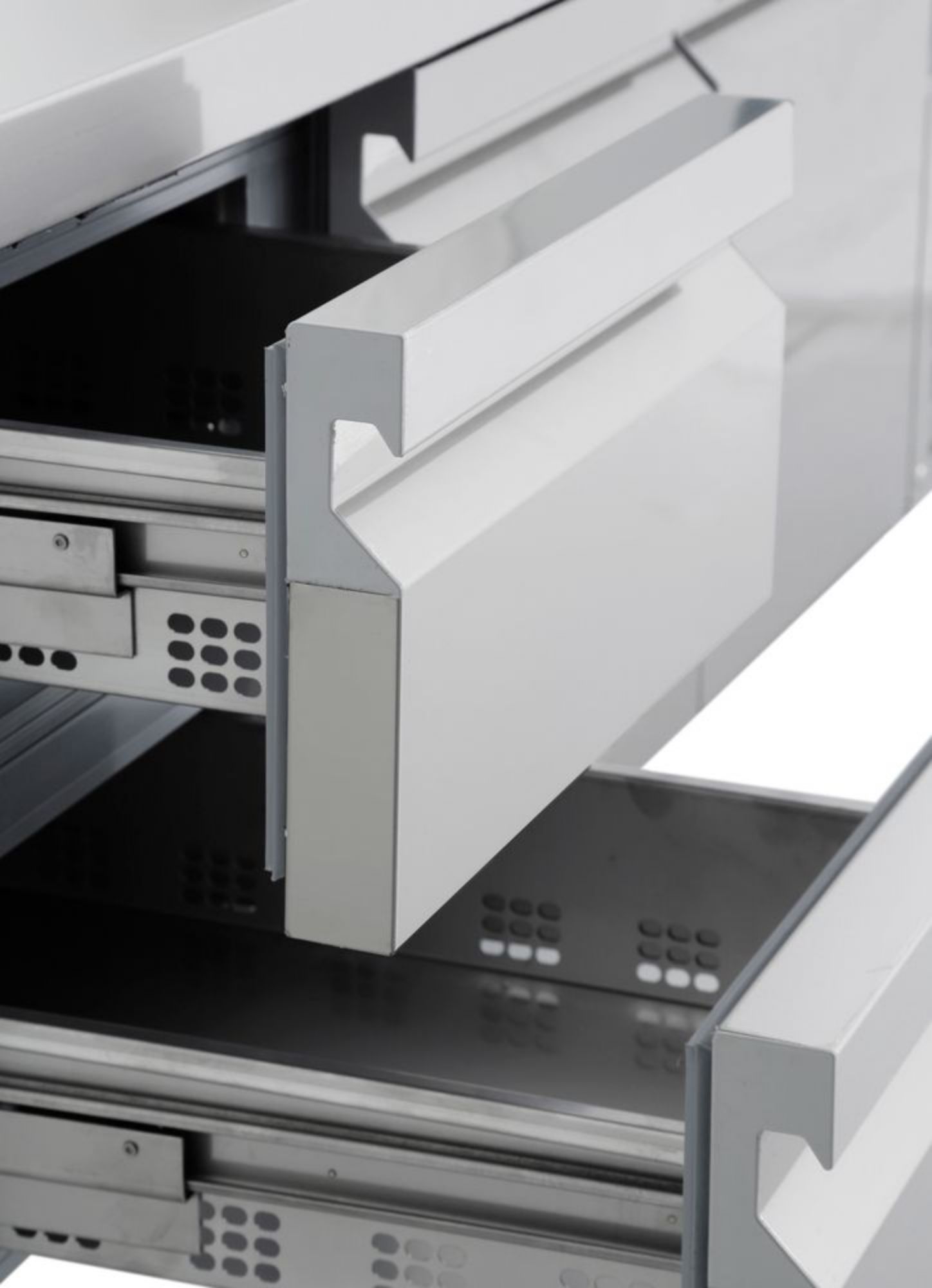 Picture of INOMAK Inomak Low Height Snack Counter Eight Drawer Stainless Steel PWN3333-HC