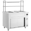Picture of INOMAK 1800mm Wet Well Bain Marie With Heated Cupboard & Double Gantry MHVW-DHG18