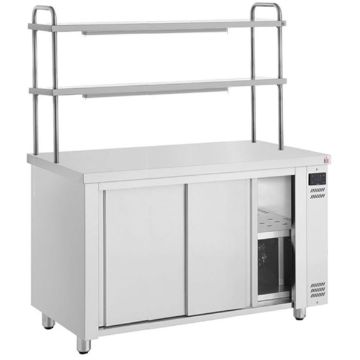 Picture of INOMAK 1400mm Hot Cupboard With Double Heated Gantry HCPW-DHG14