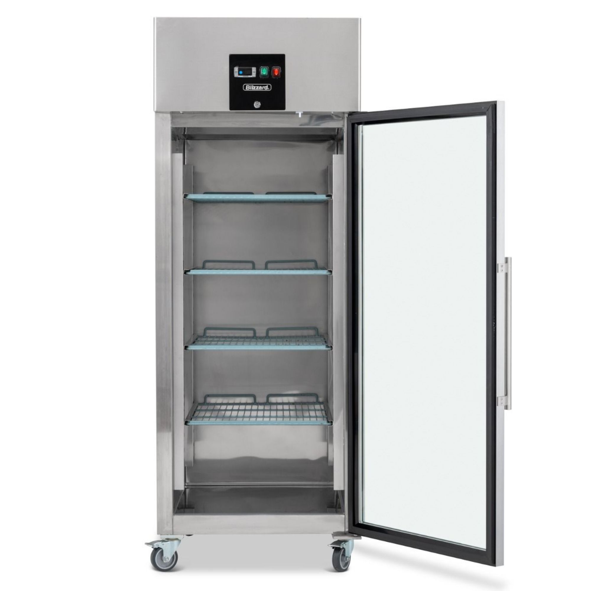 Picture of BLIZZARD Upright Single Hinged Glass Door Gastronorm Freezer BF1SSCR