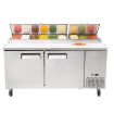 Picture of Atosa Pizza Salad Prep Fridge MPF8202GR
