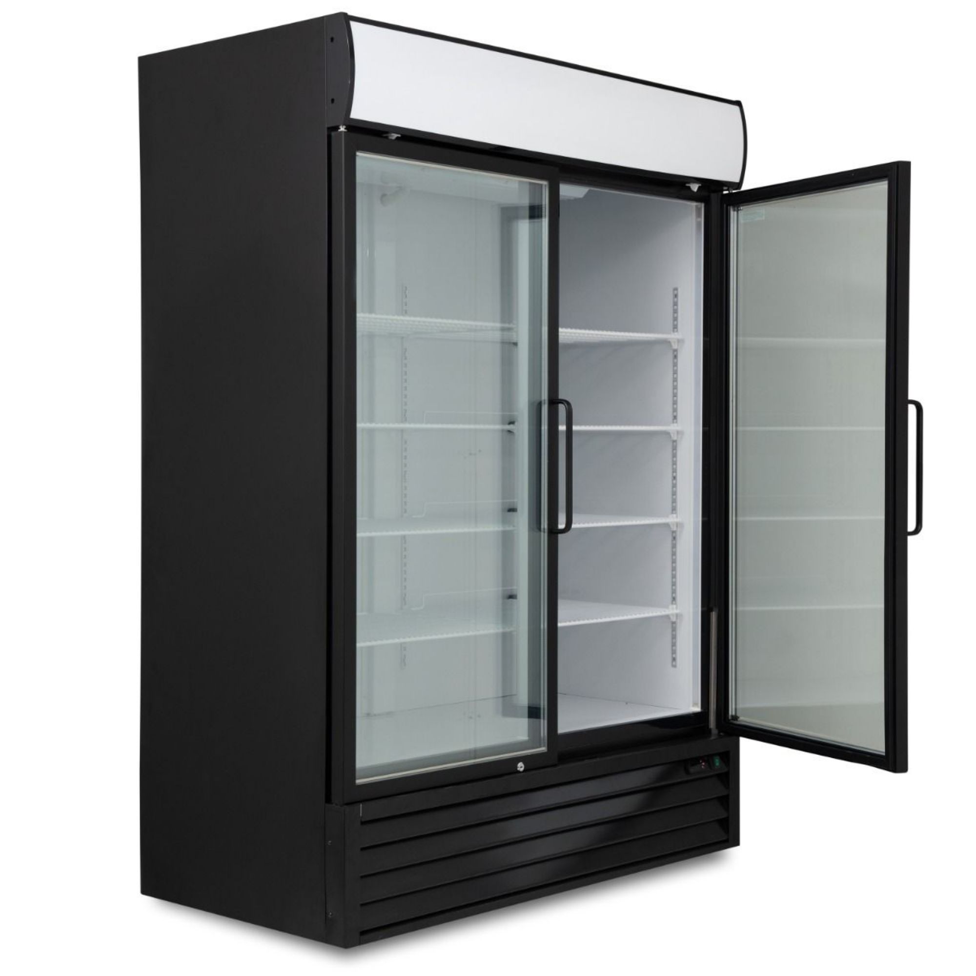 Picture of BLIZZARD Blizzard 1134L Double Hinged Glass Door Freezer Display Merchandiser GDF1200