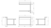 Picture of CombiSteel Exit Table Bottom Shelf 1100 Right For 7280.0045-0046