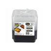 Picture of 16oz Onyx PP Microwavable & Reusable Black Base Clear Lid (6x25)