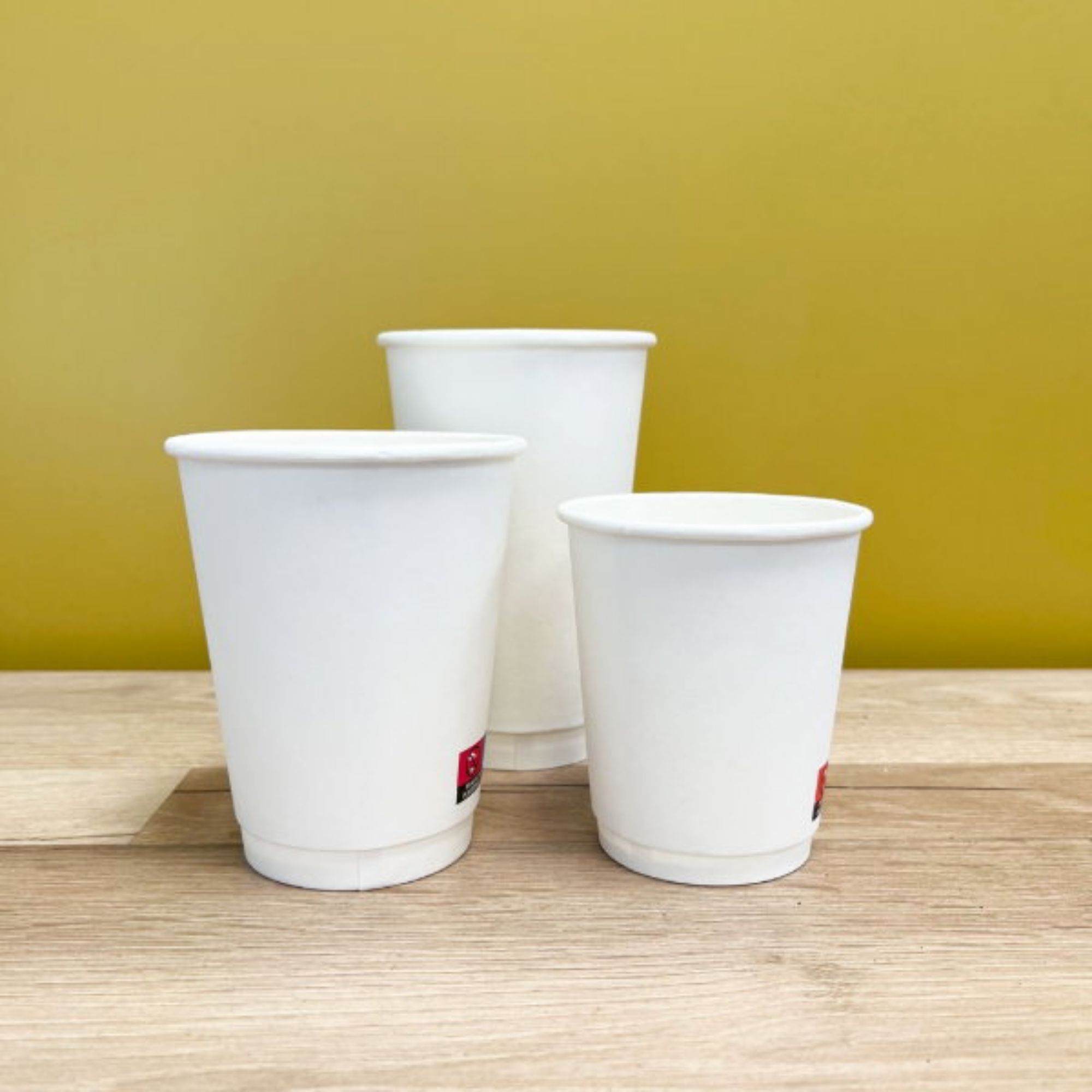 Picture of 12oz White Matt PE DW Hot Cups (20x25)