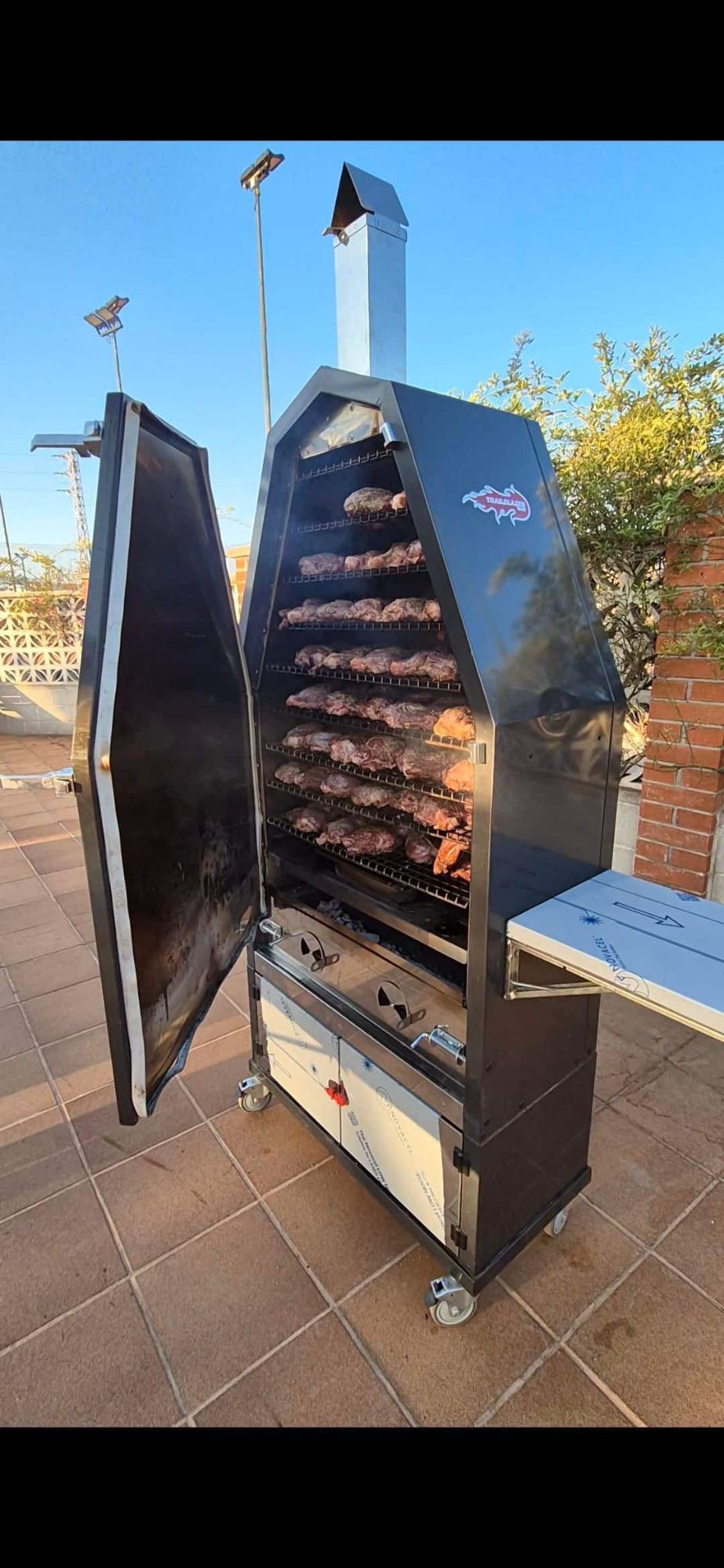 Picture of Trailblazer VS200 Freestanding Vertical Smoker