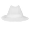Picture of Trilby Hat with Net Snood White M