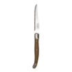 Picture of Laguiole Steak Knife Toupe Handle Serrated 1.2mm Blade (6 Pack)