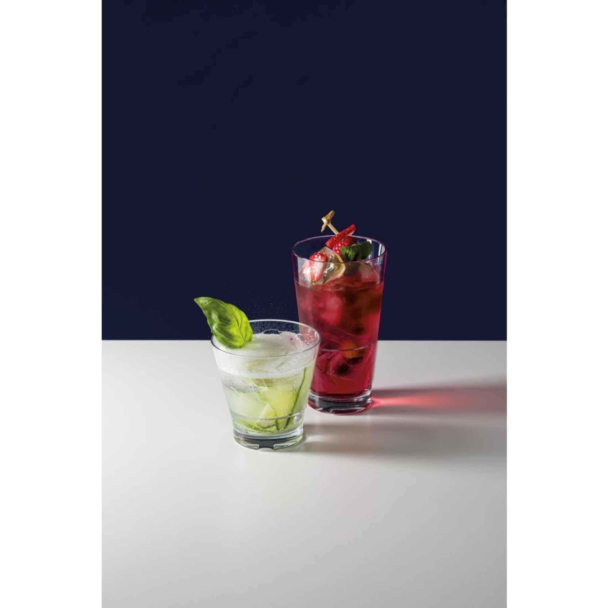 Picture of Steelite Capella Stack Clear Short Double Rocks 414ml (12 Pack)(Direct Pack)