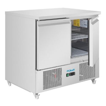 Picture of Polar U-Series Ventilated 2 Door Counter Fridge
