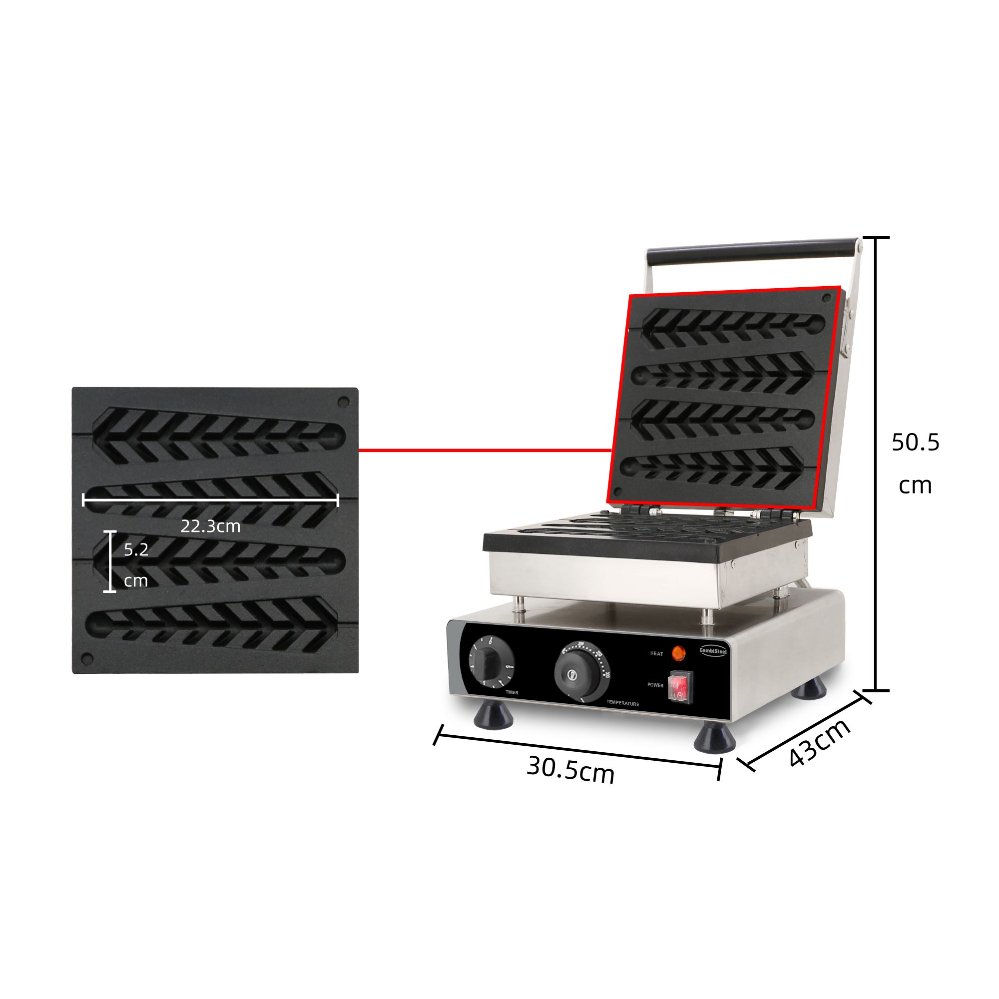 Picture of Polar U-Series Three Door Counter Fridge/Freezer 314Ltr