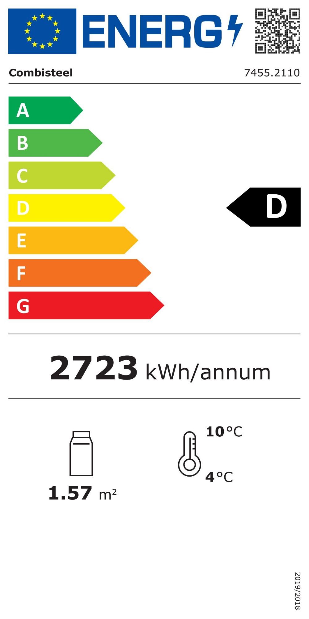 Picture of Polar U-Series Double Door Pizza Counter with Granite Top and Dough Drawers 290Ltr