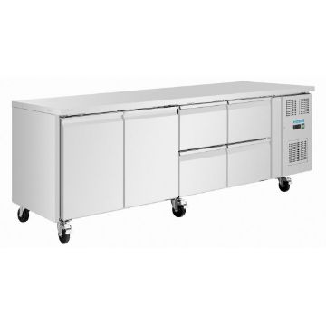 Picture of Polar U-Series Counter Fridge 4 Drawers & 2 Door