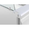 Picture of Polar U-Series GN Saladette Counter with Square Sneeze Guard 3 Door