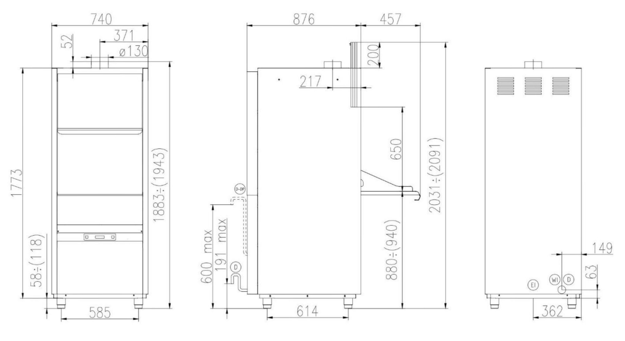 Picture of Jantex Connect Wide Kentucky Cotton Mop Head Green 400g