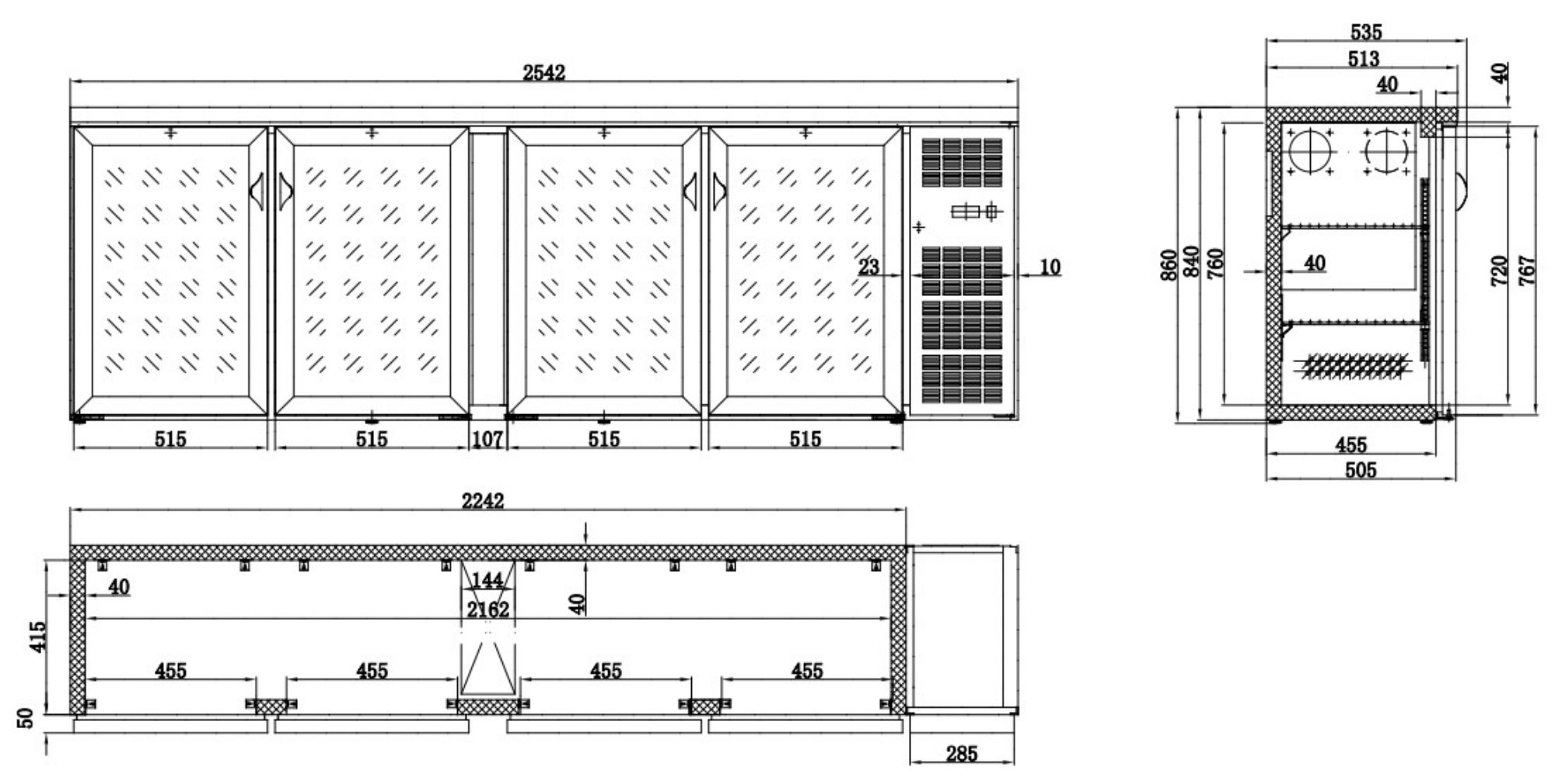 Picture of Cambro CSWS1836SK Camshelving 910mm Wall Shelf
