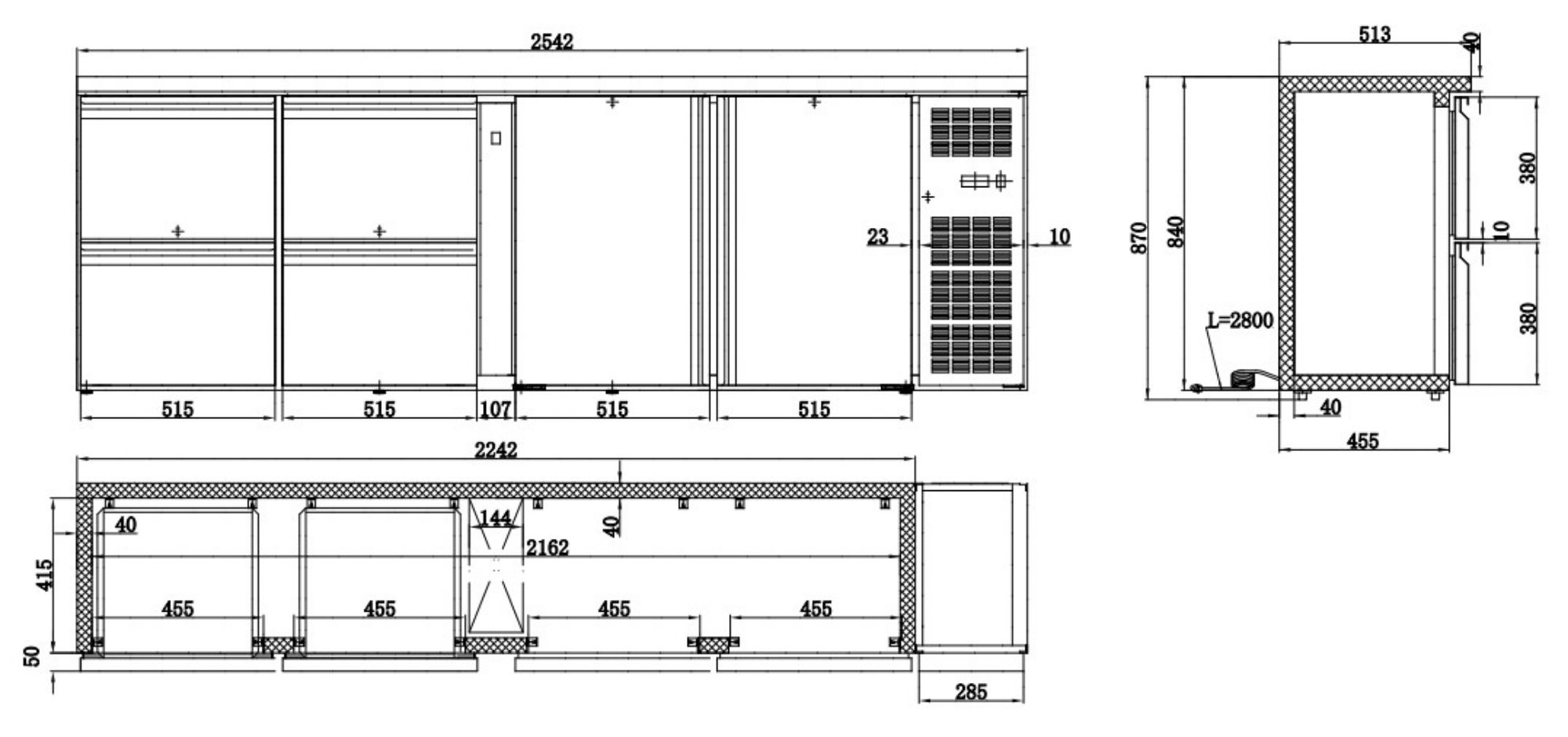 Picture of Olympia 1/1 Induction Chafer - Stand & Induction Heater Set