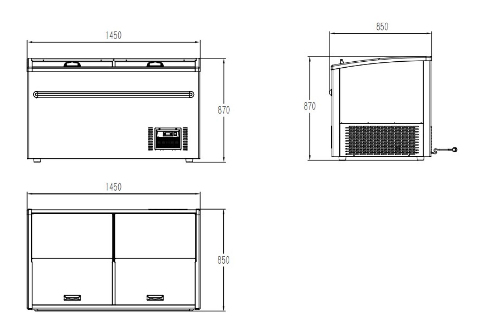 Picture of Olympia 1/2 Induction Chafer & Induction Heater Set