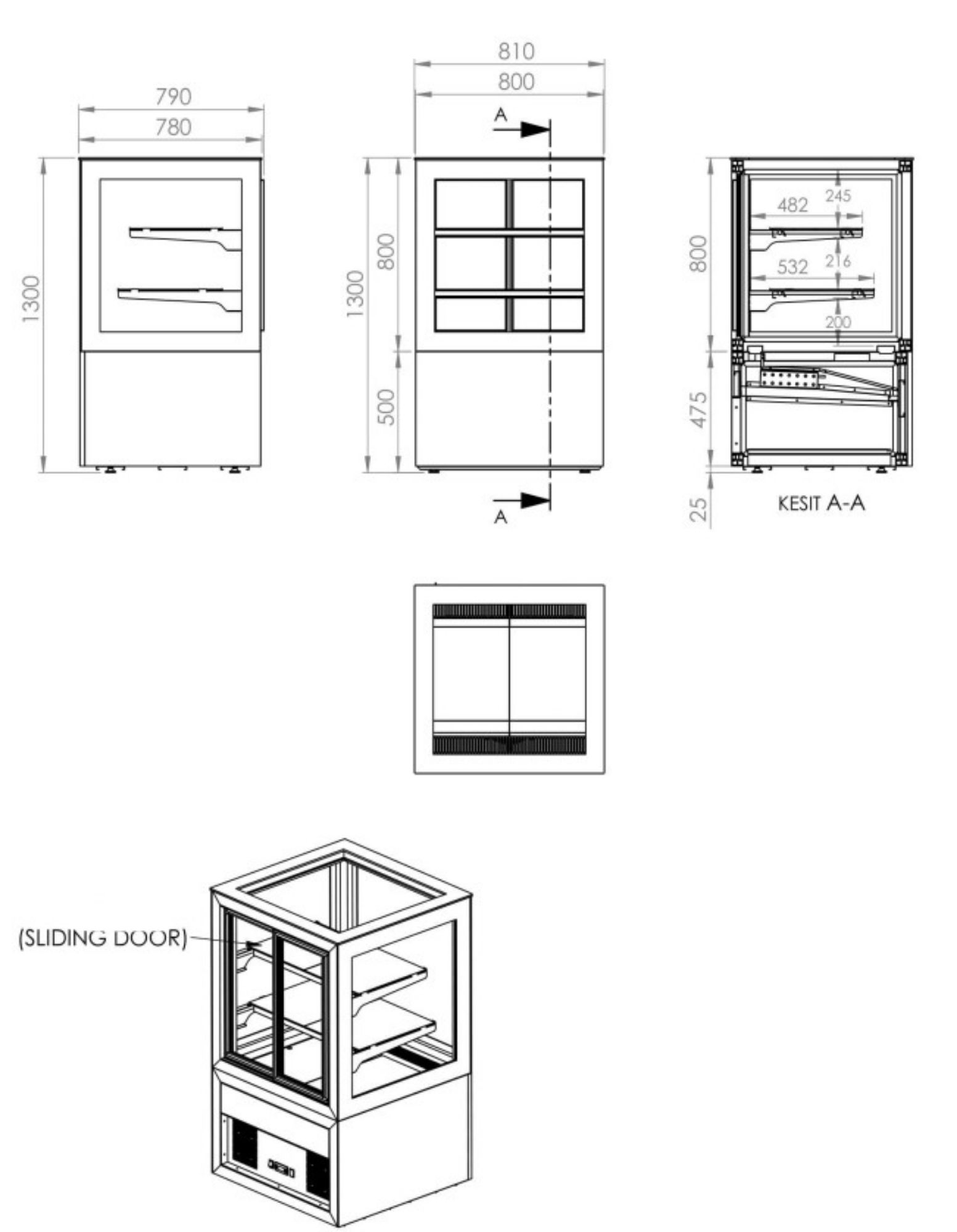 Picture of Olympia 1/2 Induction Chafer & Induction Heater Set