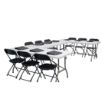 Picture of Bolero Rectangular Centre Folding Table 6ft White