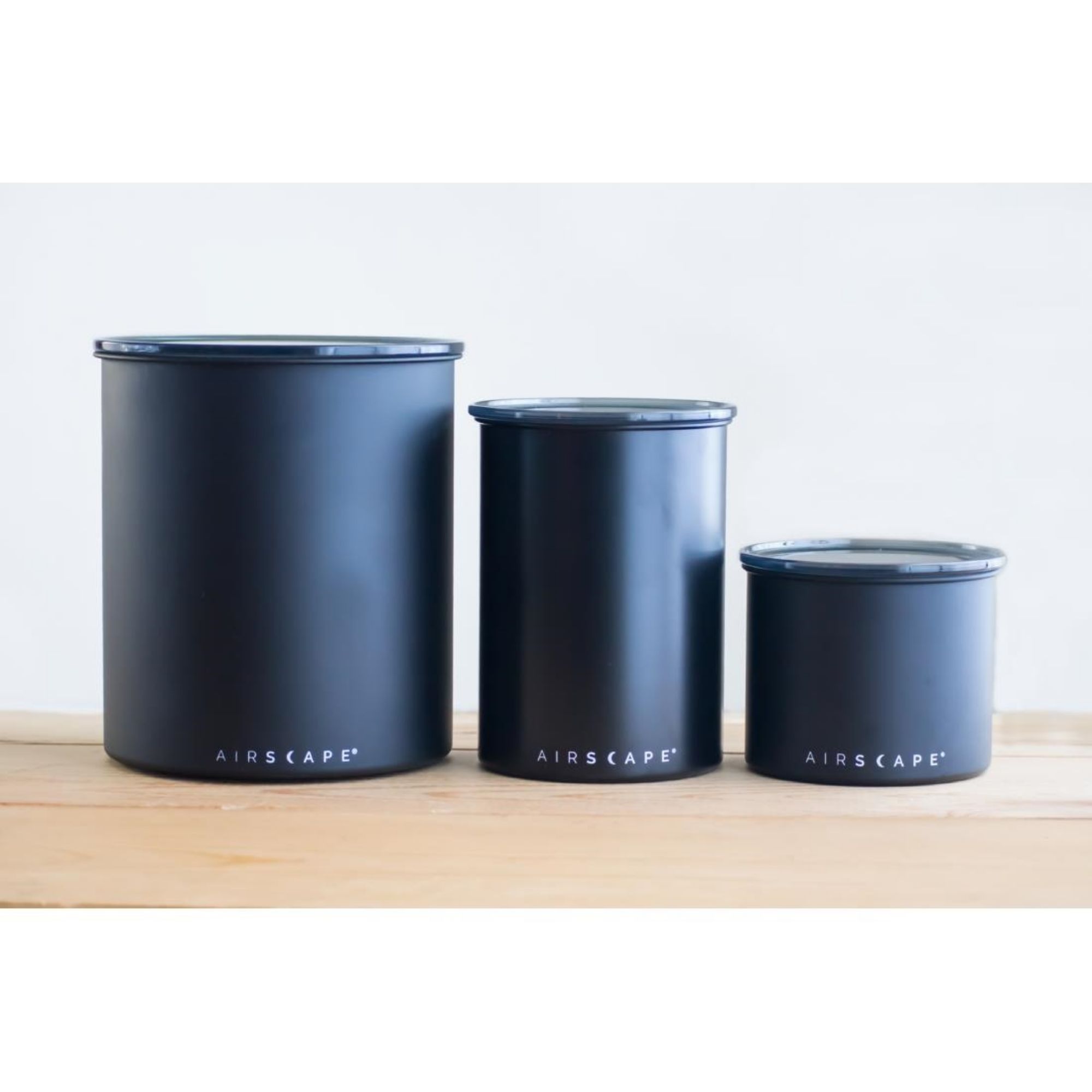 Picture of Airscape Large Coffee Bean Canister Black 1kg