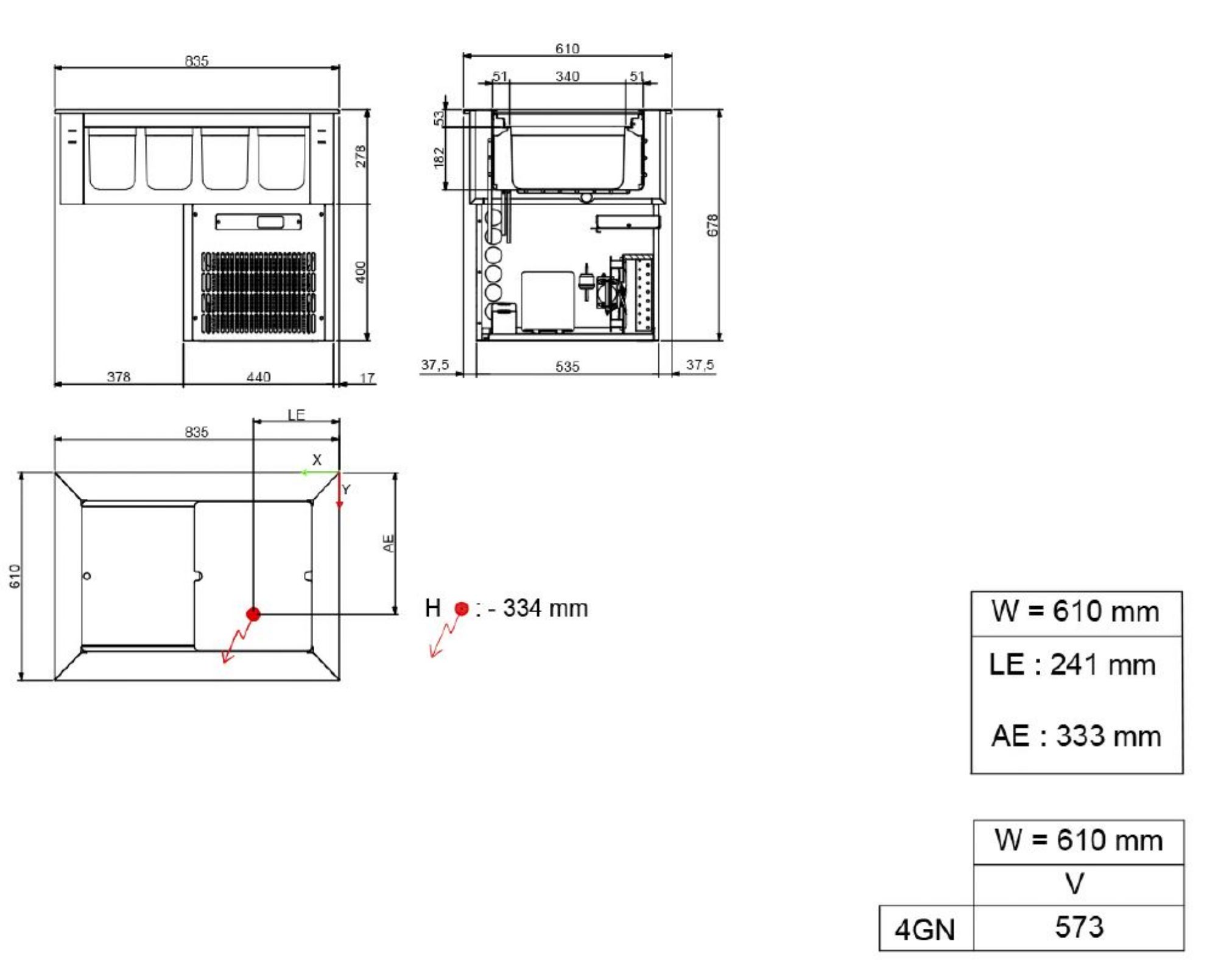 Picture of Cinders Propane Gas Barbecue Slimfold TG160