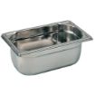 Picture of Matfer Bourgeat Stainless Steel 1/4 Gastronorm Tray 150mm