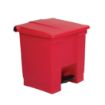 Picture of Rubbermaid Step-On Pedal Bin Red 30.5Ltr