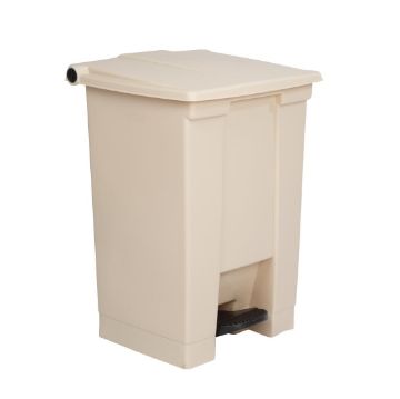 Picture of Rubbermaid Step-On Pedal Bin Beige 45.5Ltr