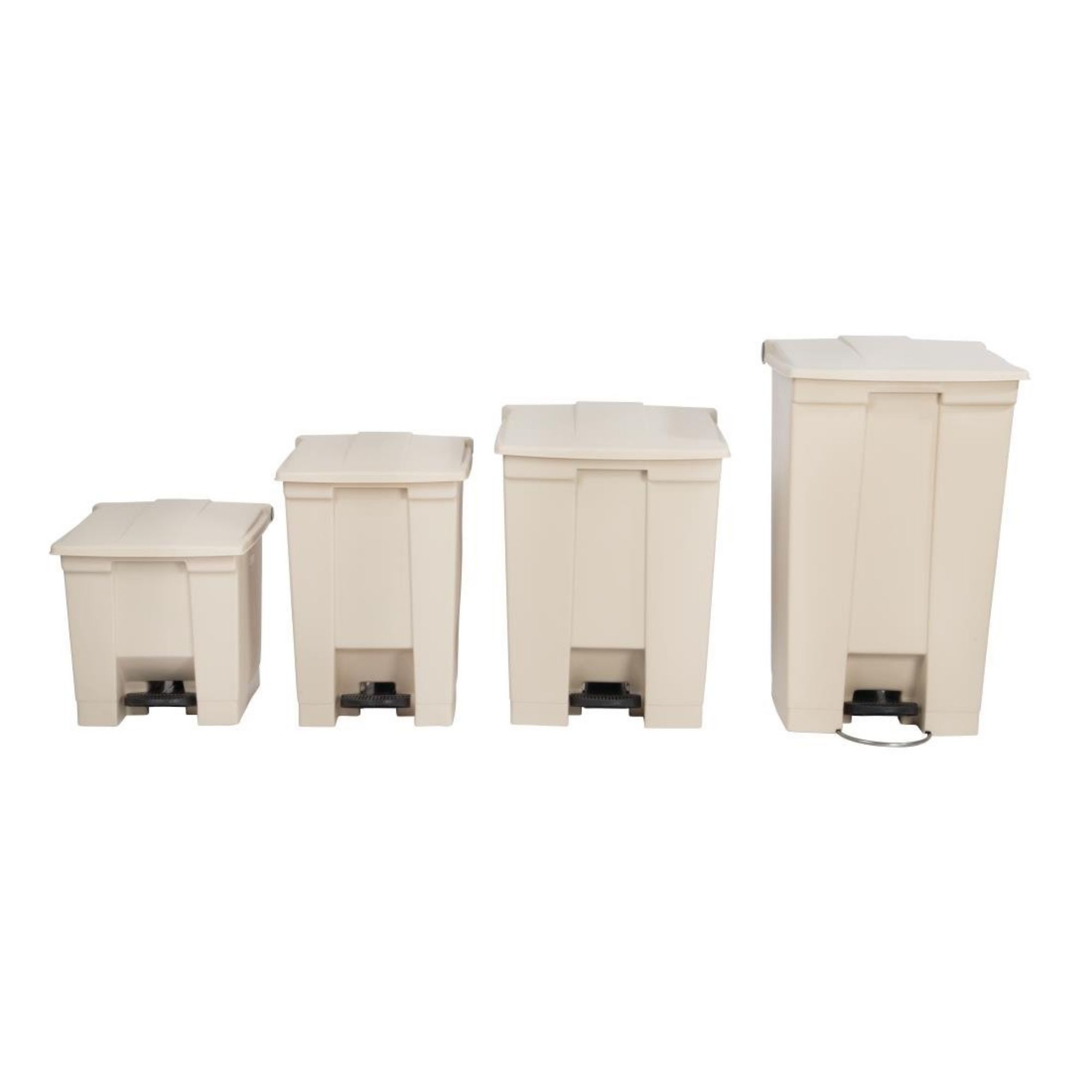 Picture of Rubbermaid Step-On Pedal Bin Beige 45.5Ltr