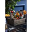 Picture of Utopia Medium Wooden Table Caddy Black (2 Pack)