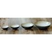Picture of Amefa Medard De Noblat Shadow Pearl Plates 205mm (6 Pack)