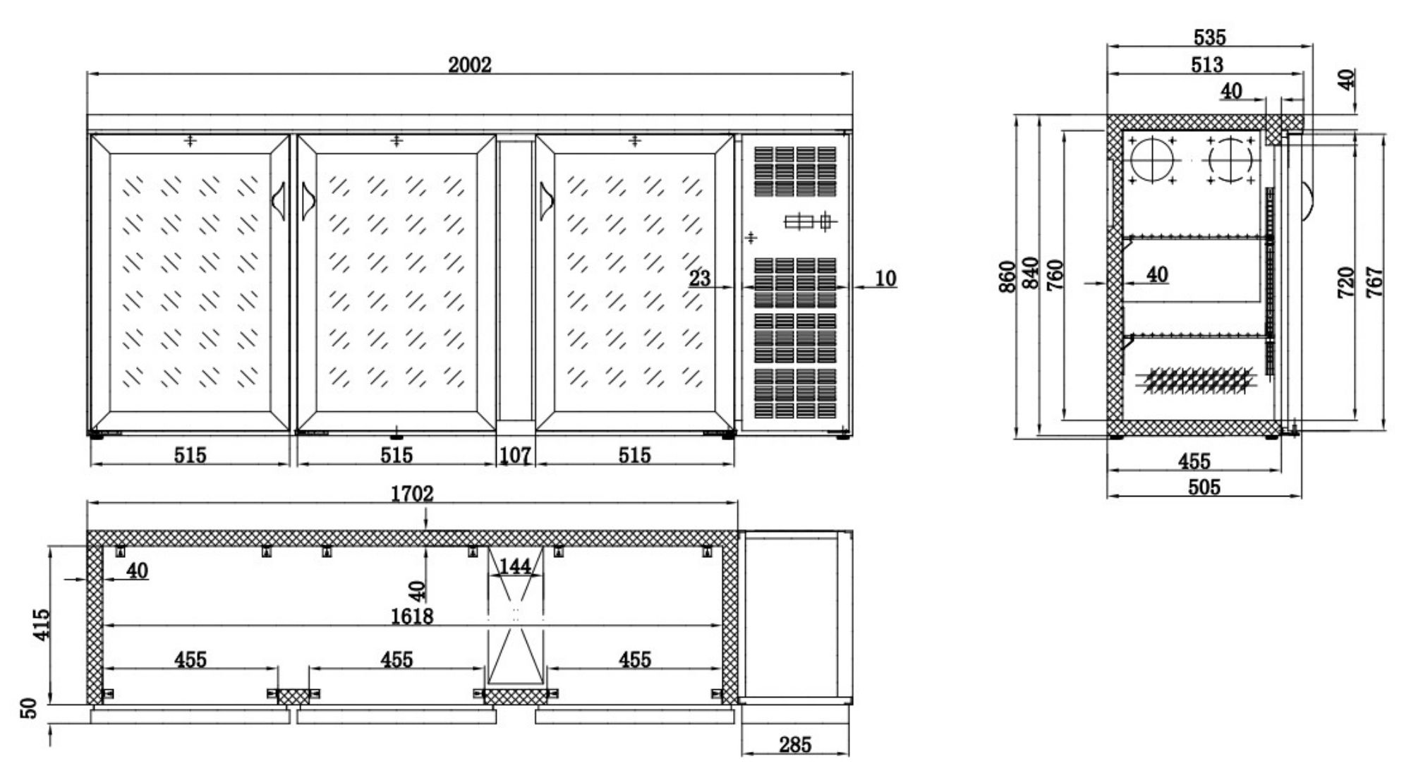 Picture of Amefa Medard De Noblat Shadow Pearl Plates 280mm (6 Pack)