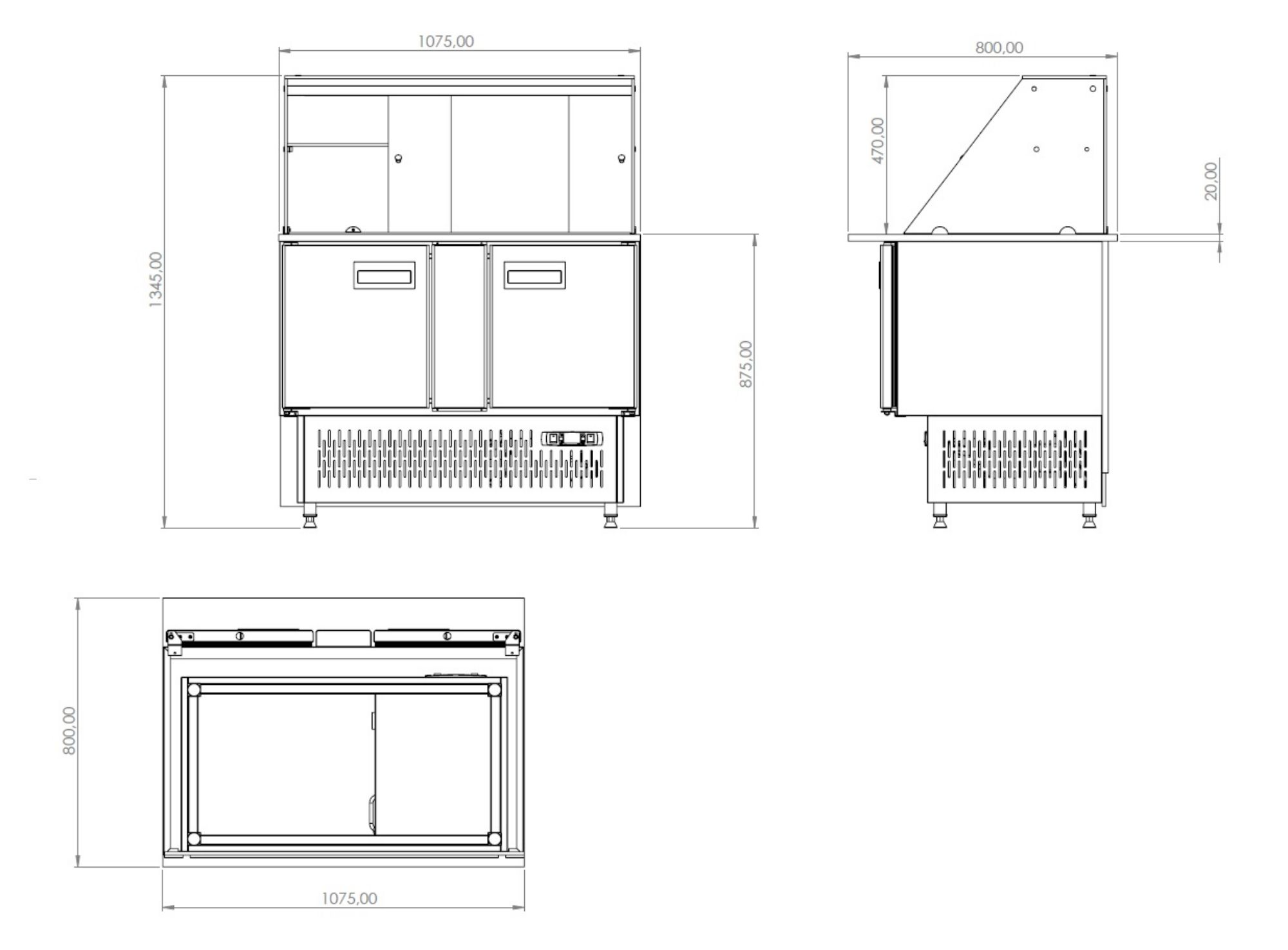 Picture of Amefa Medard De Noblat Shadow Aqua XL Platters 360x220mm (2 Pack)