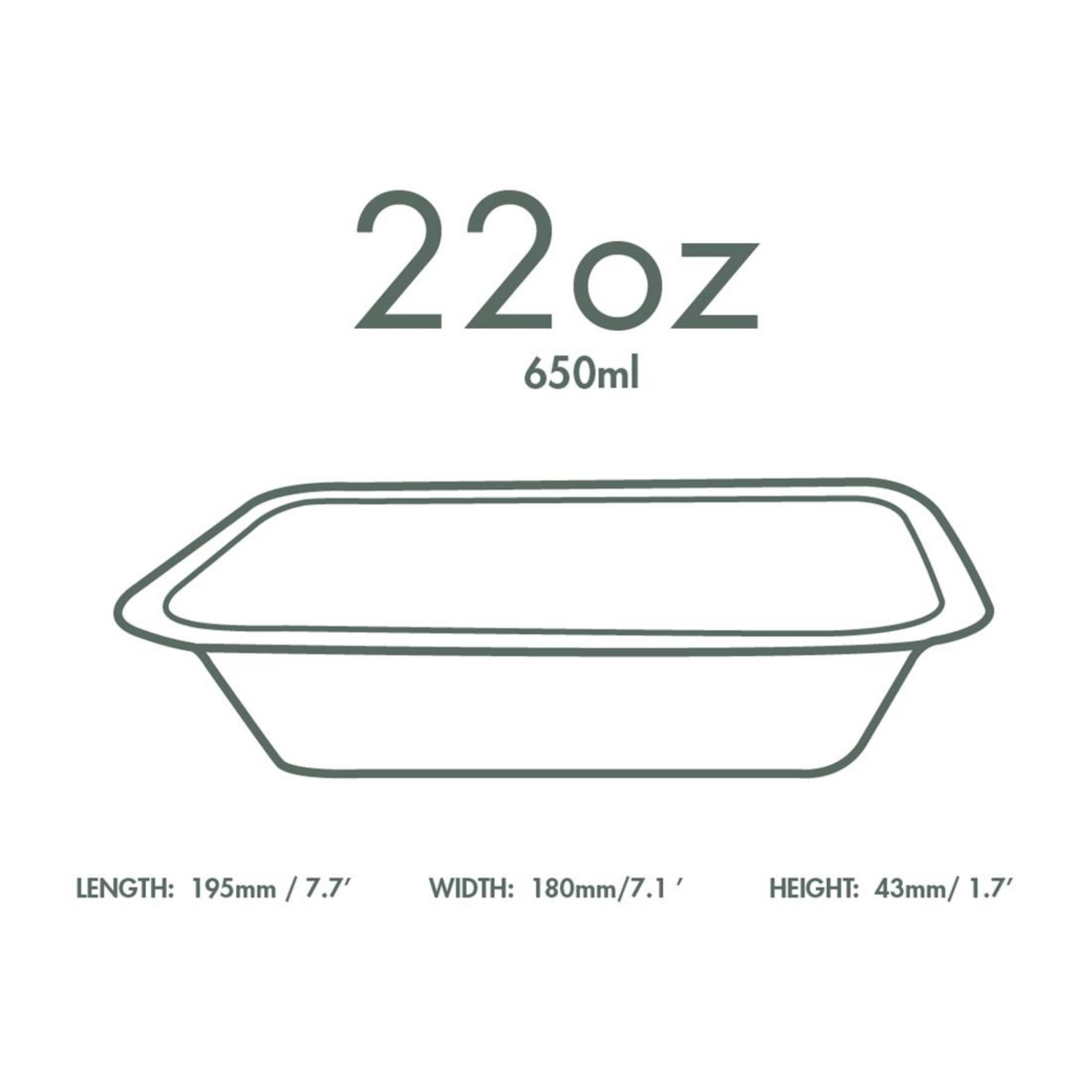 Picture of Vegware Gourmet Bagasse Bases Size 4 Natural 650ml (600 Pack)