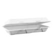 Picture of Vegware Nourish Moulded Fibre Clamshell Takeaway Boxes 12x6" (250 Pack)