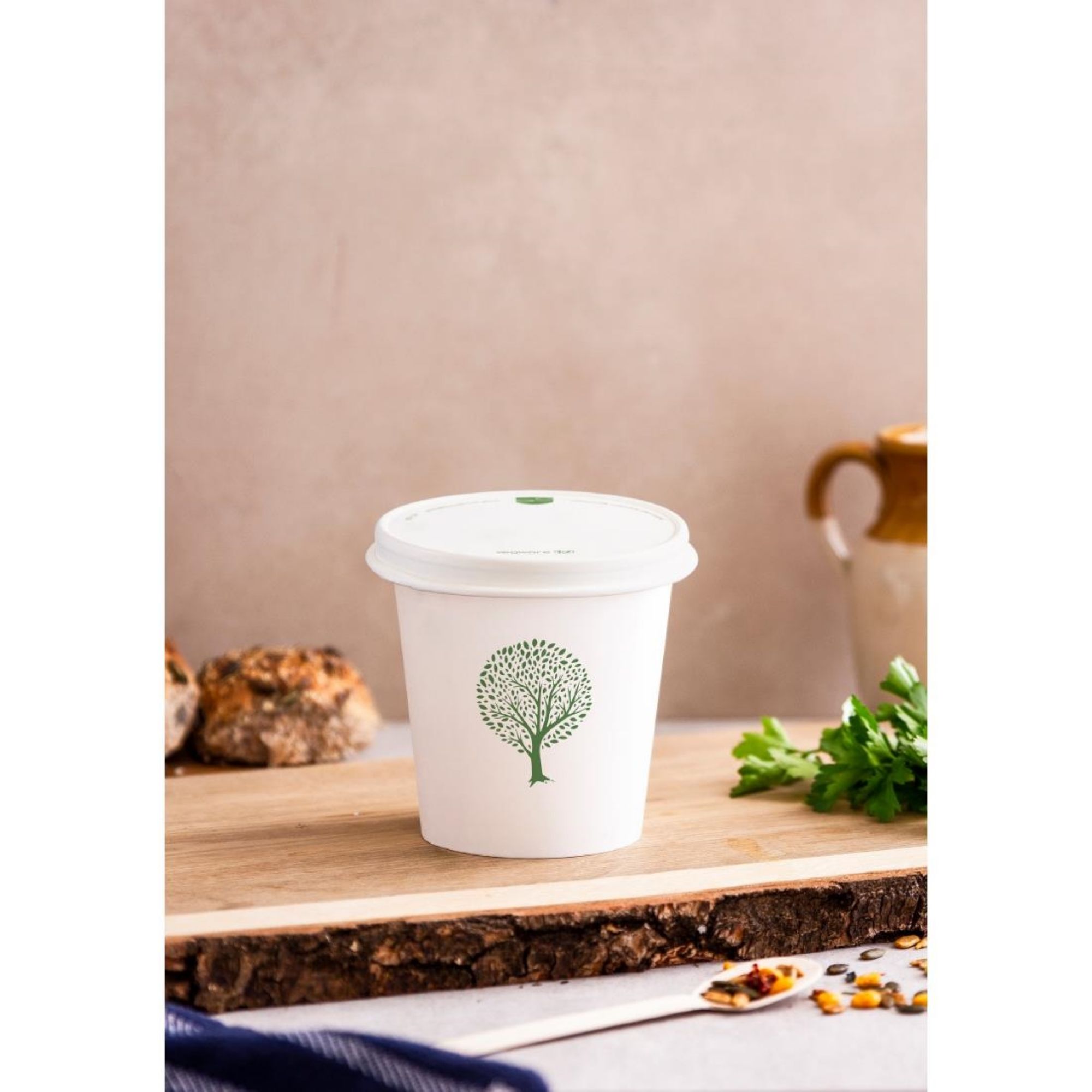 Picture of Vegware Soup Container Lids 115-Series (500 Pack)