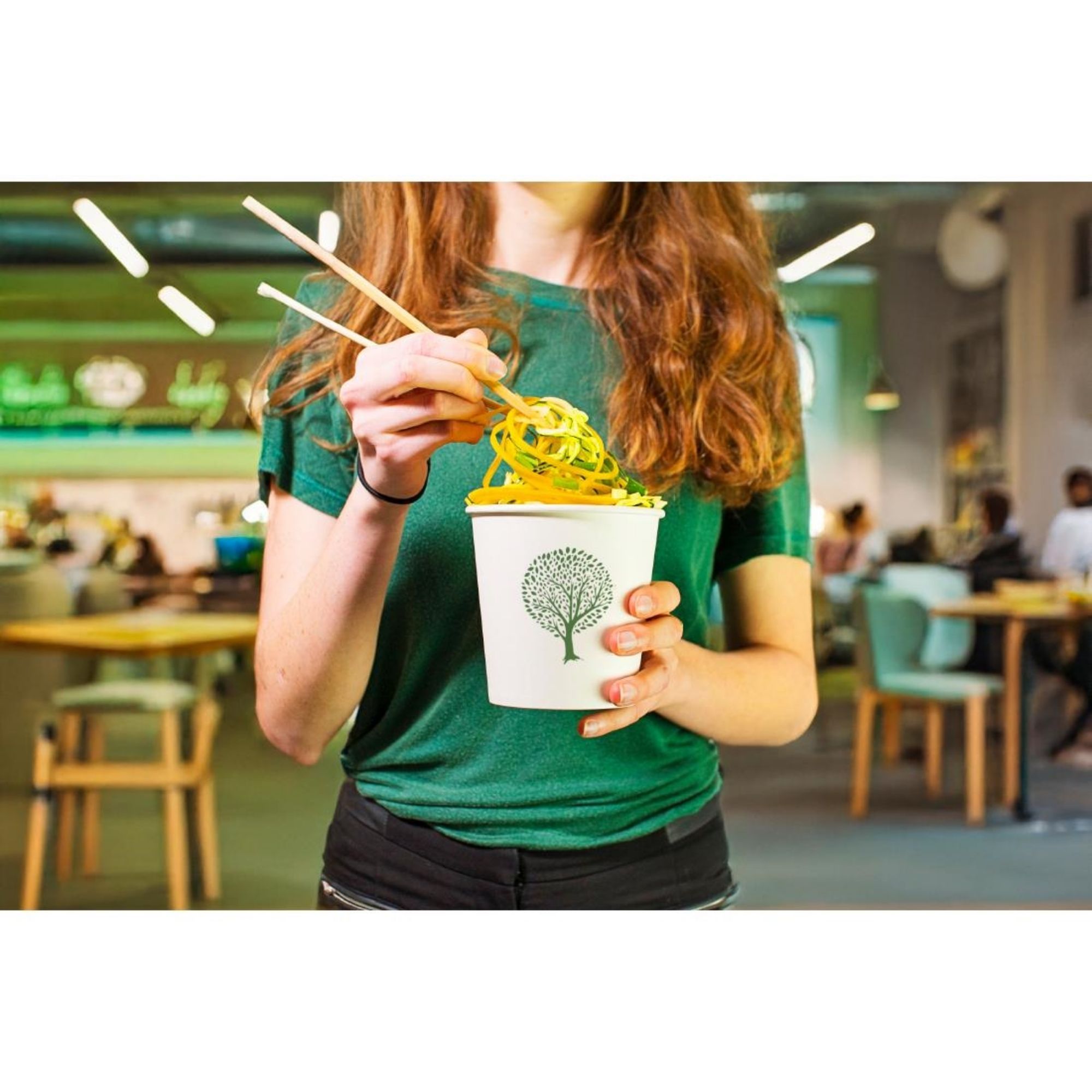 Picture of Vegware Soup Containers Green Tree 115-Series 682ml (500 Pack)