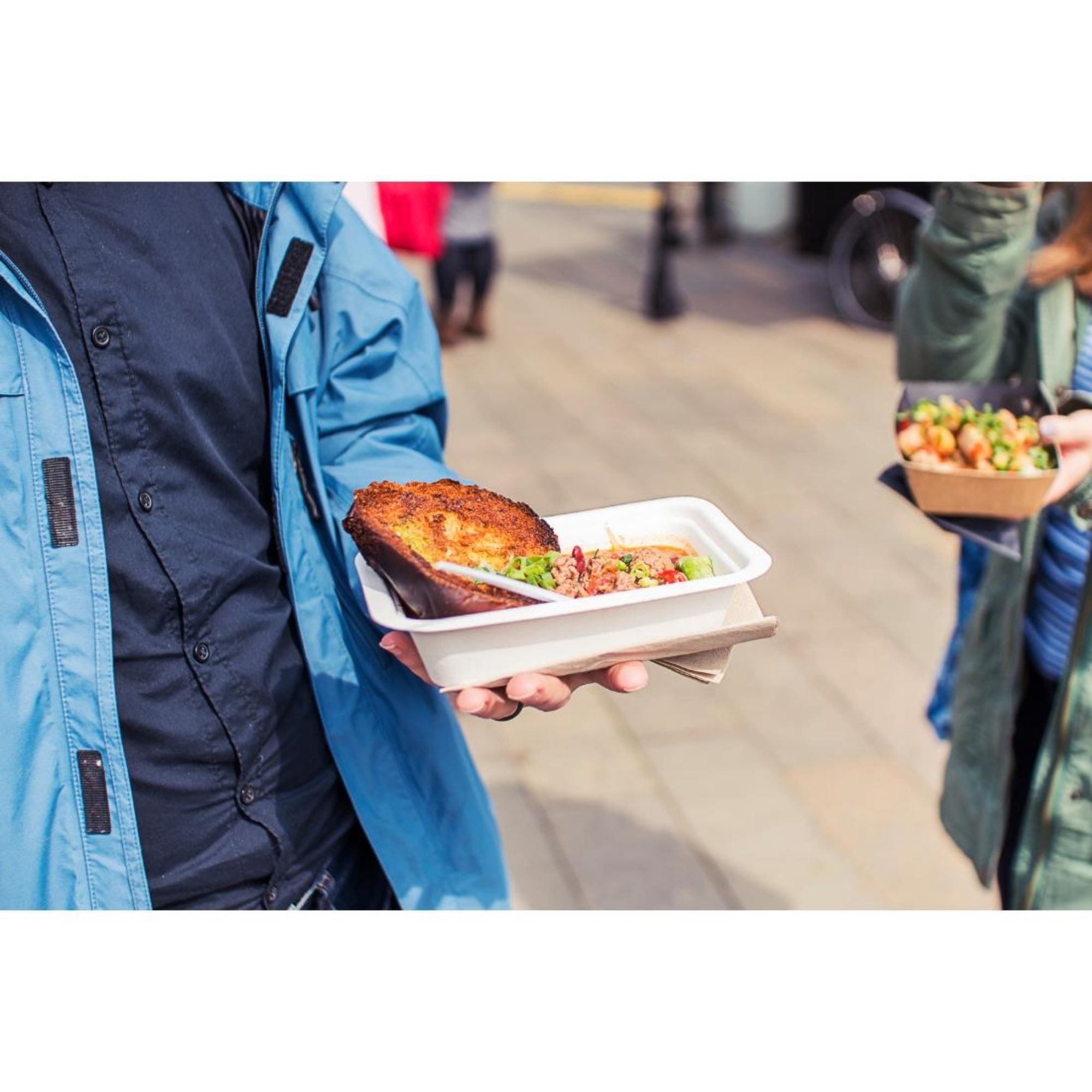 Picture of Vegware Gourmet Bagasse Bases Size 3 360ml (600 Pack)