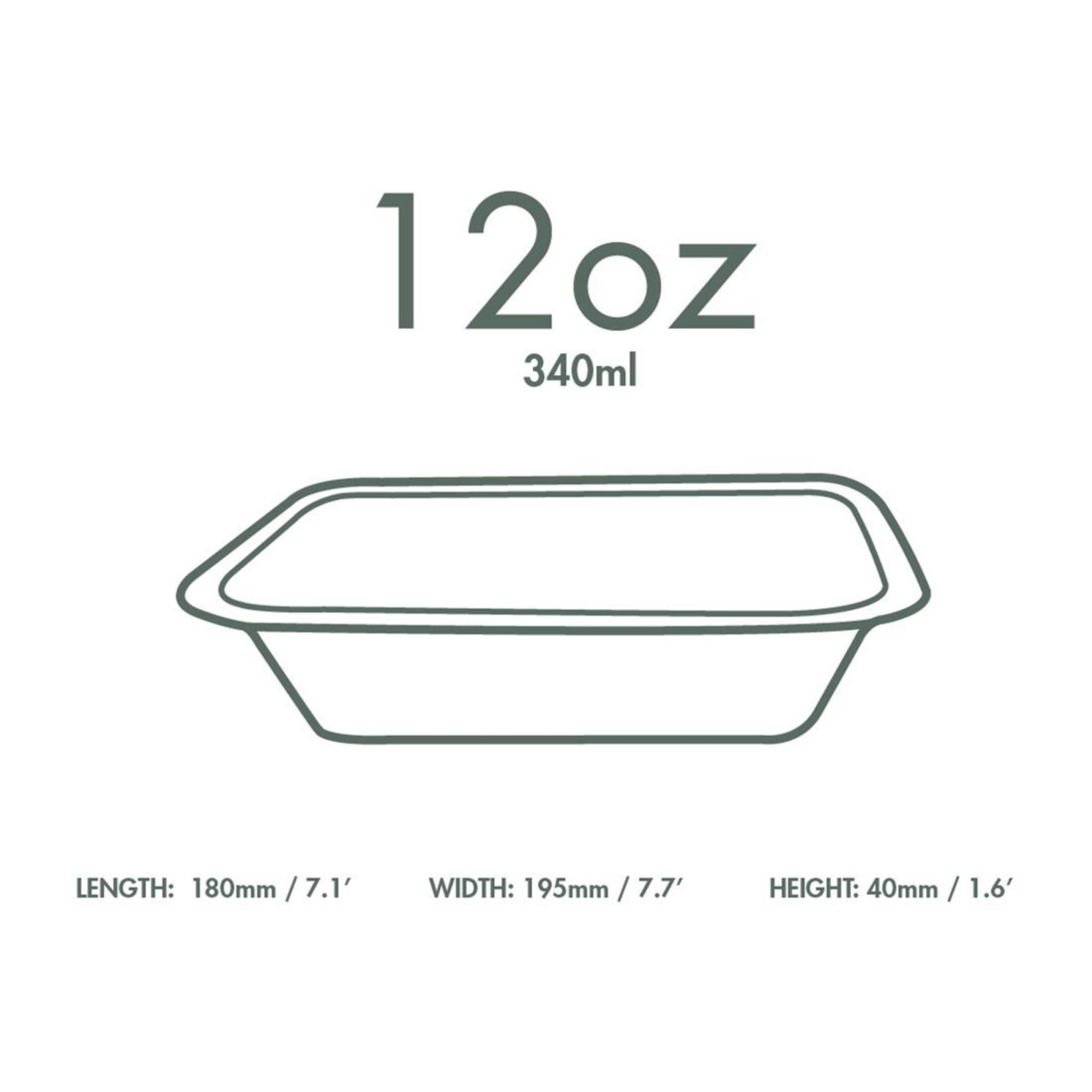 Picture of Vegware Gourmet Bagasse Bases Size 3 360ml (600 Pack)