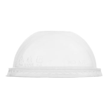 Picture of Vegware Domed PLA Lids No Hole 96-Series (1000 Pack)