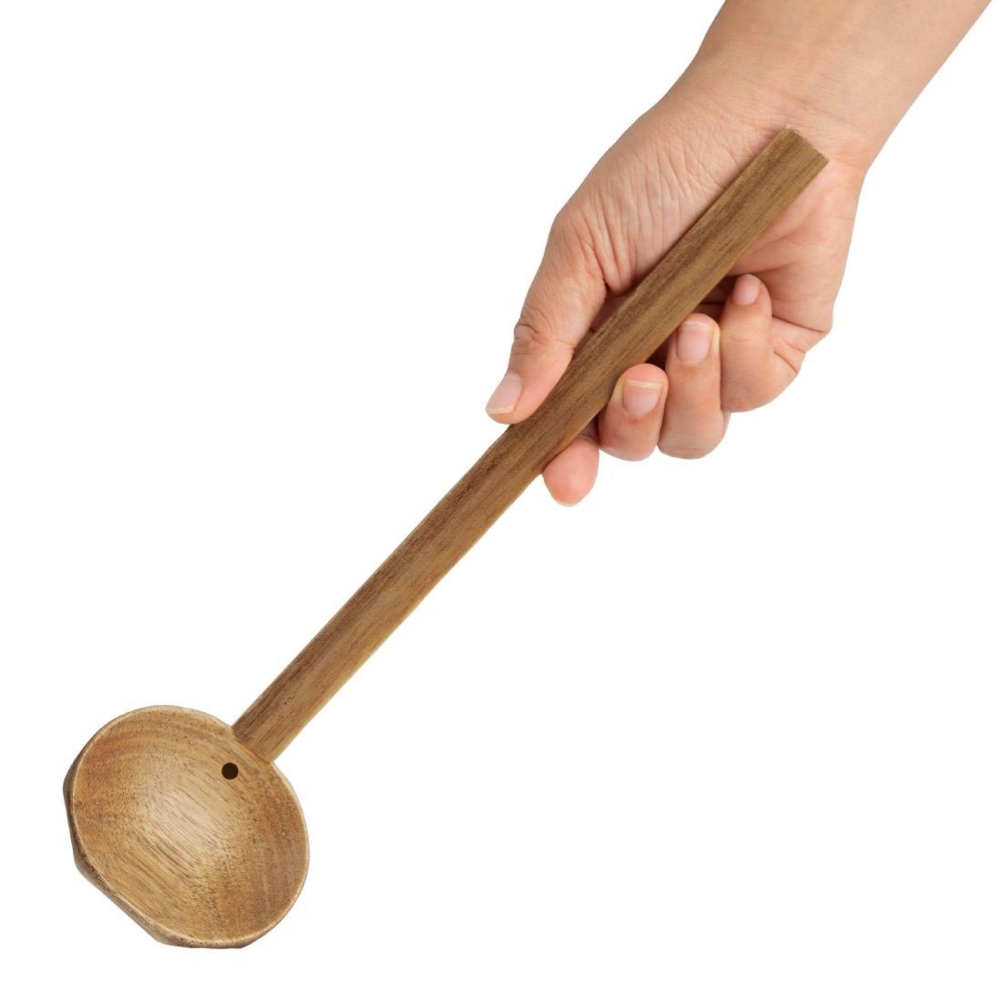 Picture of Olympia Miso Acacia Wood Ramen and Pho Ladles 270mm (6 Pack)